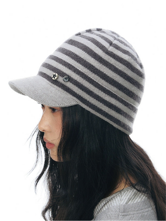 STAR STRIPE KNIT CAP
