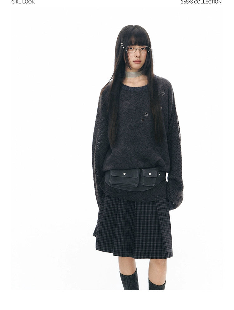 STAR-DUST KNIT SWEATER