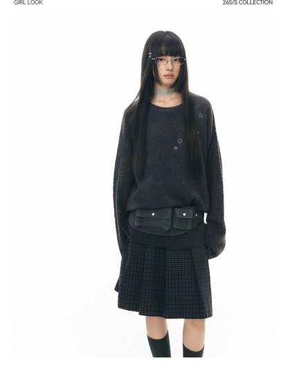 STAR-DUST KNIT SWEATER