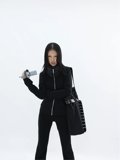 LARGE BUCKLE TOTE BAG