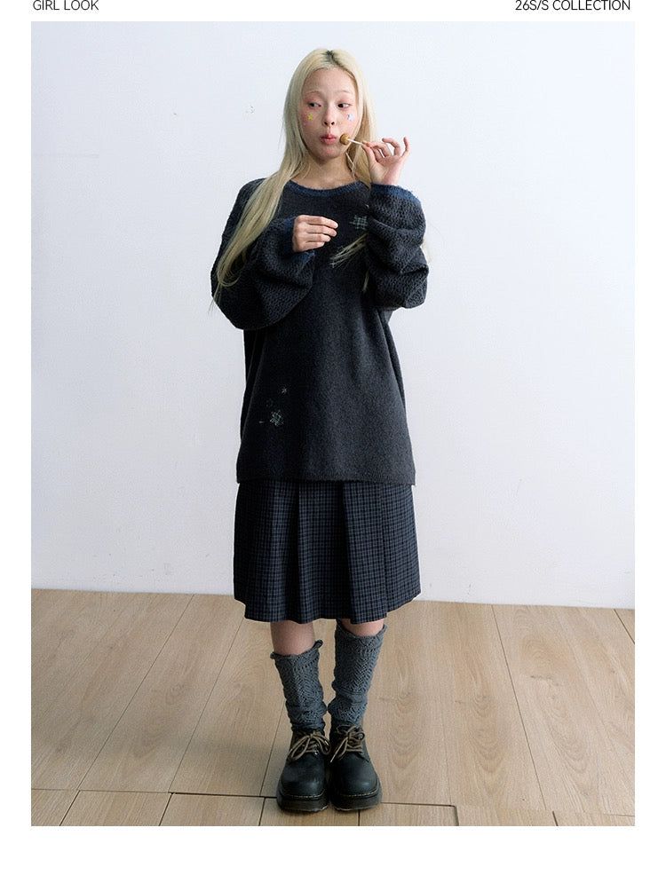 STAR-DUST KNIT SWEATER