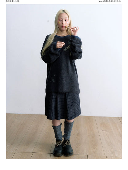 STAR-DUST KNIT SWEATER