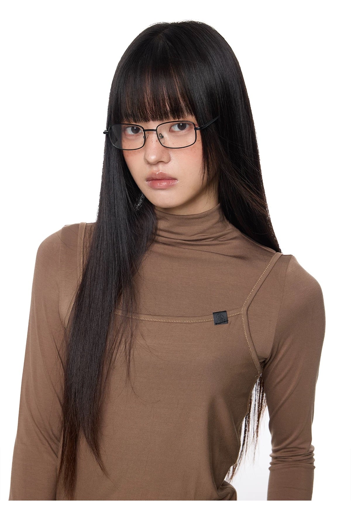 LAYERED MOCK NECK TOP