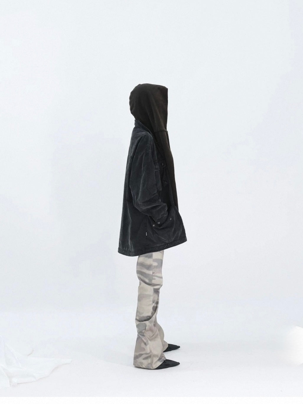 BURN MARK FLARE PANTS