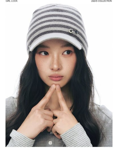 STAR STRIPE KNIT CAP