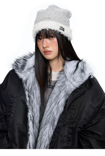 HEAVY FUR BOMBER JACKET