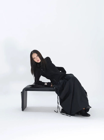 STATIC DRAPE SKIRT