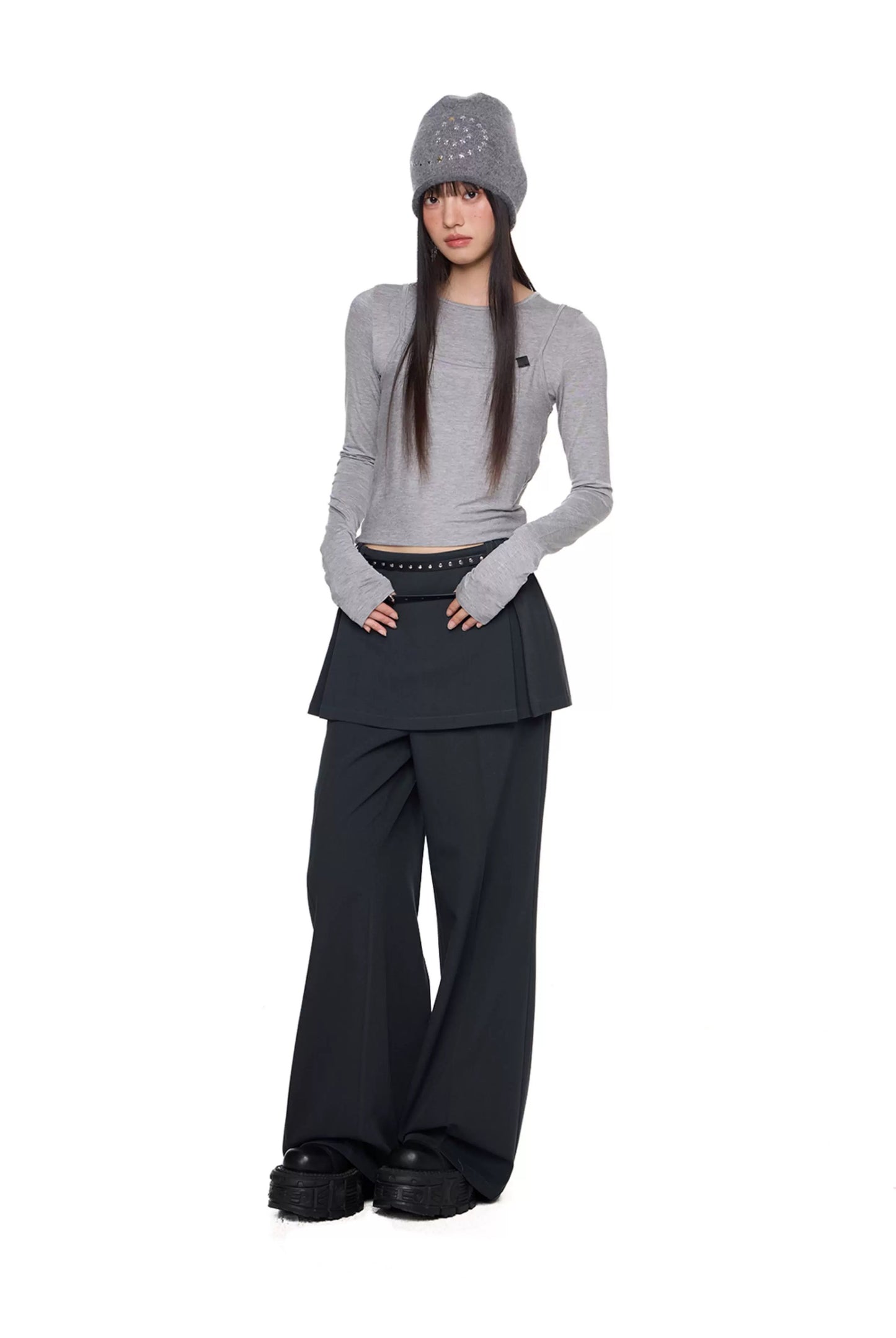 SPLIT FORM TROUSERS