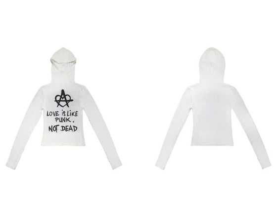 PUNK GRAFFITI HOODED TEE