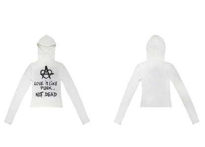 PUNK GRAFFITI HOODED TEE
