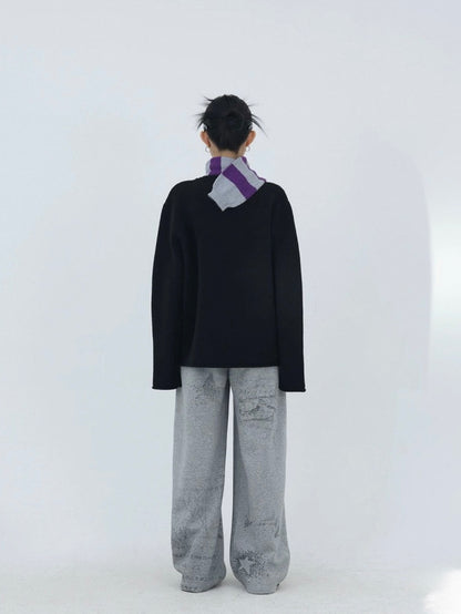 CYBER STRIPE SCARF