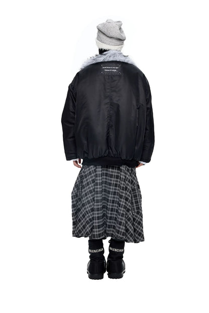 HEAVY FUR BOMBER JACKET
