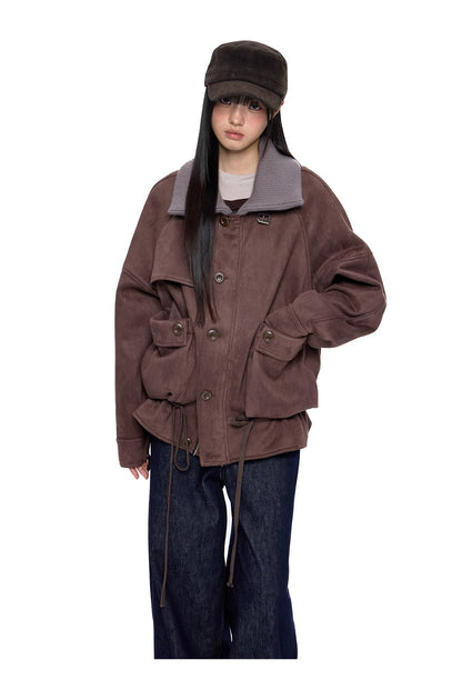 DRAWSTRING HEM JACKET