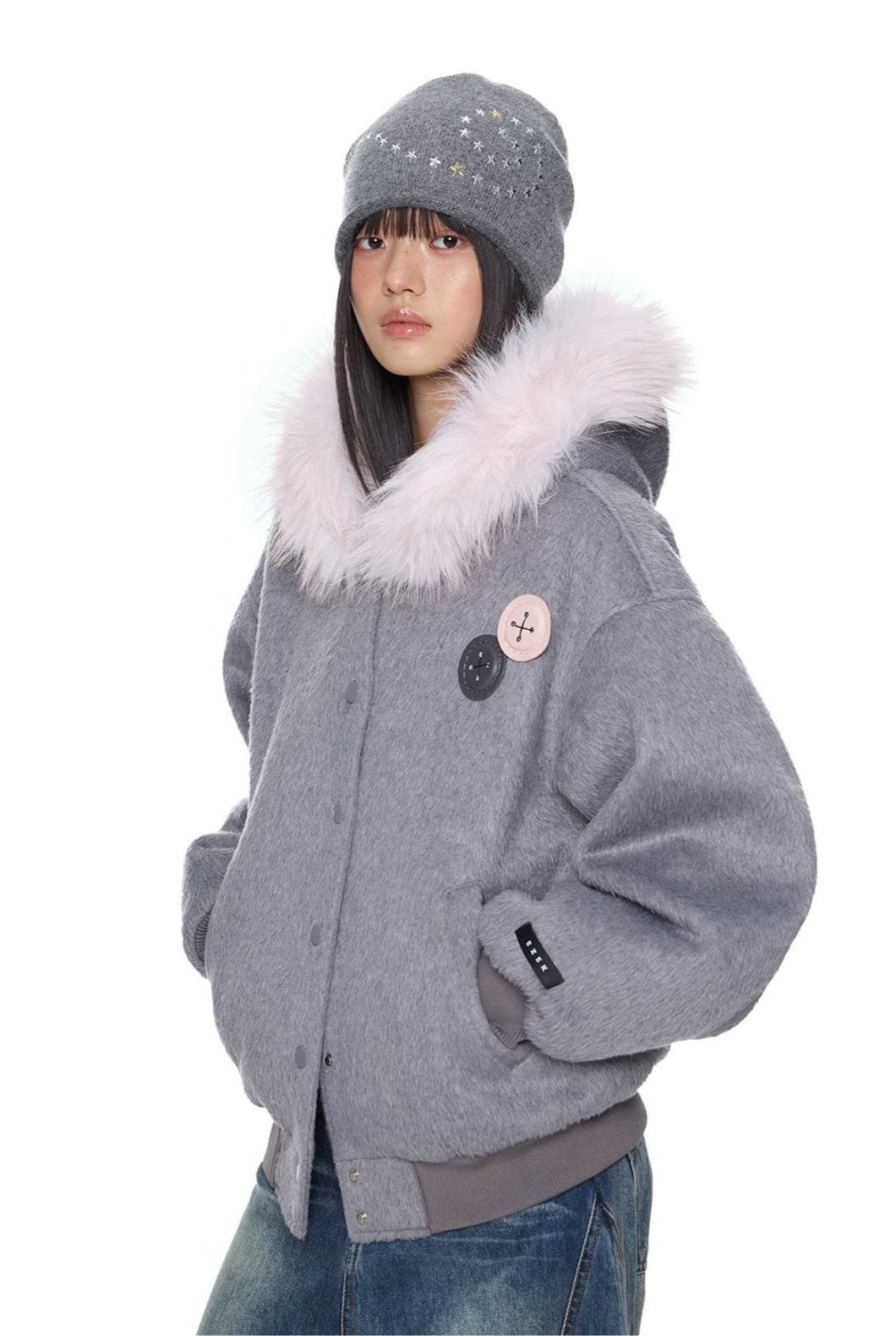 STRAPPED COLLAR JACKET