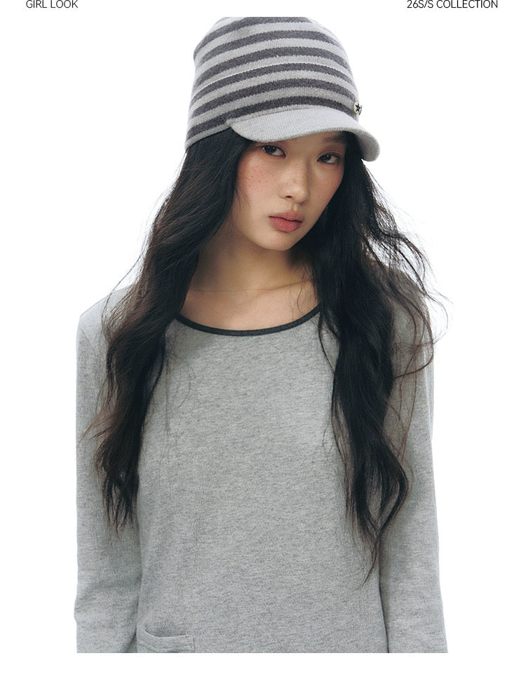 STAR STRIPE KNIT CAP