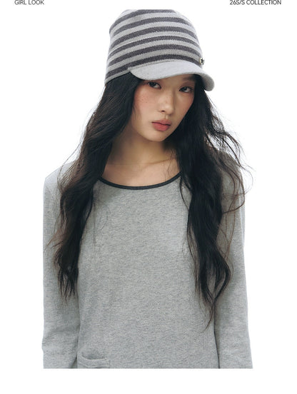 STAR STRIPE KNIT CAP