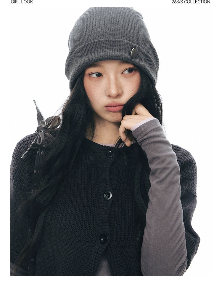 SPLICED KNIT CARDIGAN