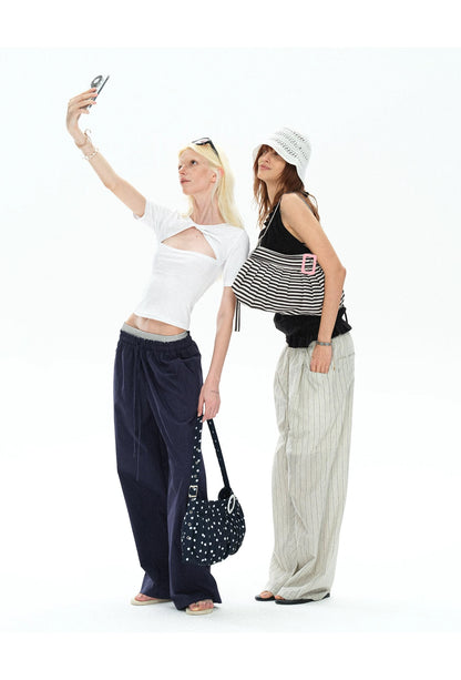 Pleated Shoulder Bag