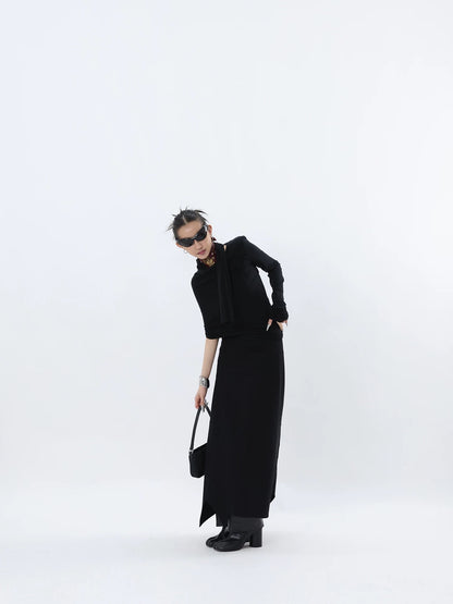 ARCH CUT SKIRT
