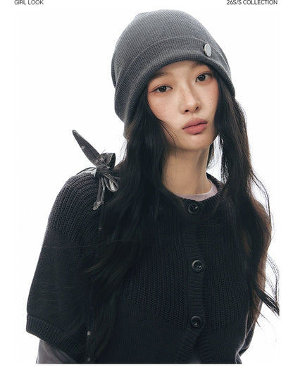 SPLICED KNIT CARDIGAN