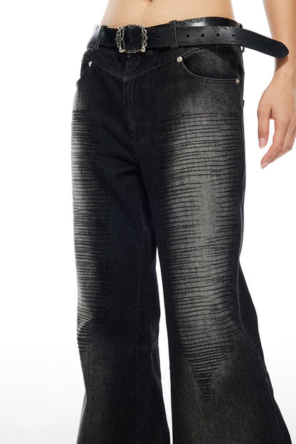 BLACK MICRO JEANS