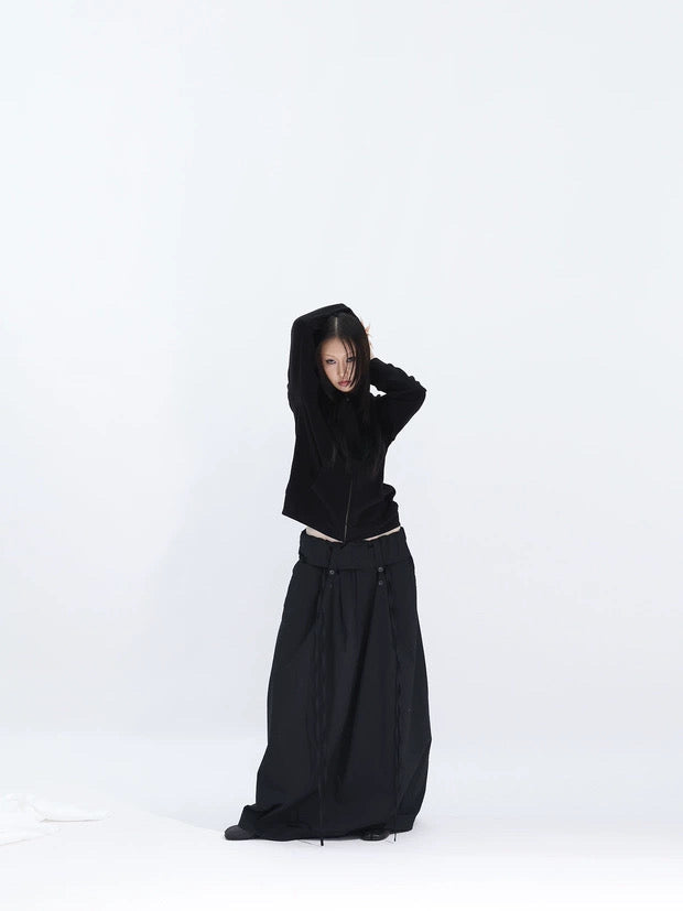 STATIC DRAPE SKIRT
