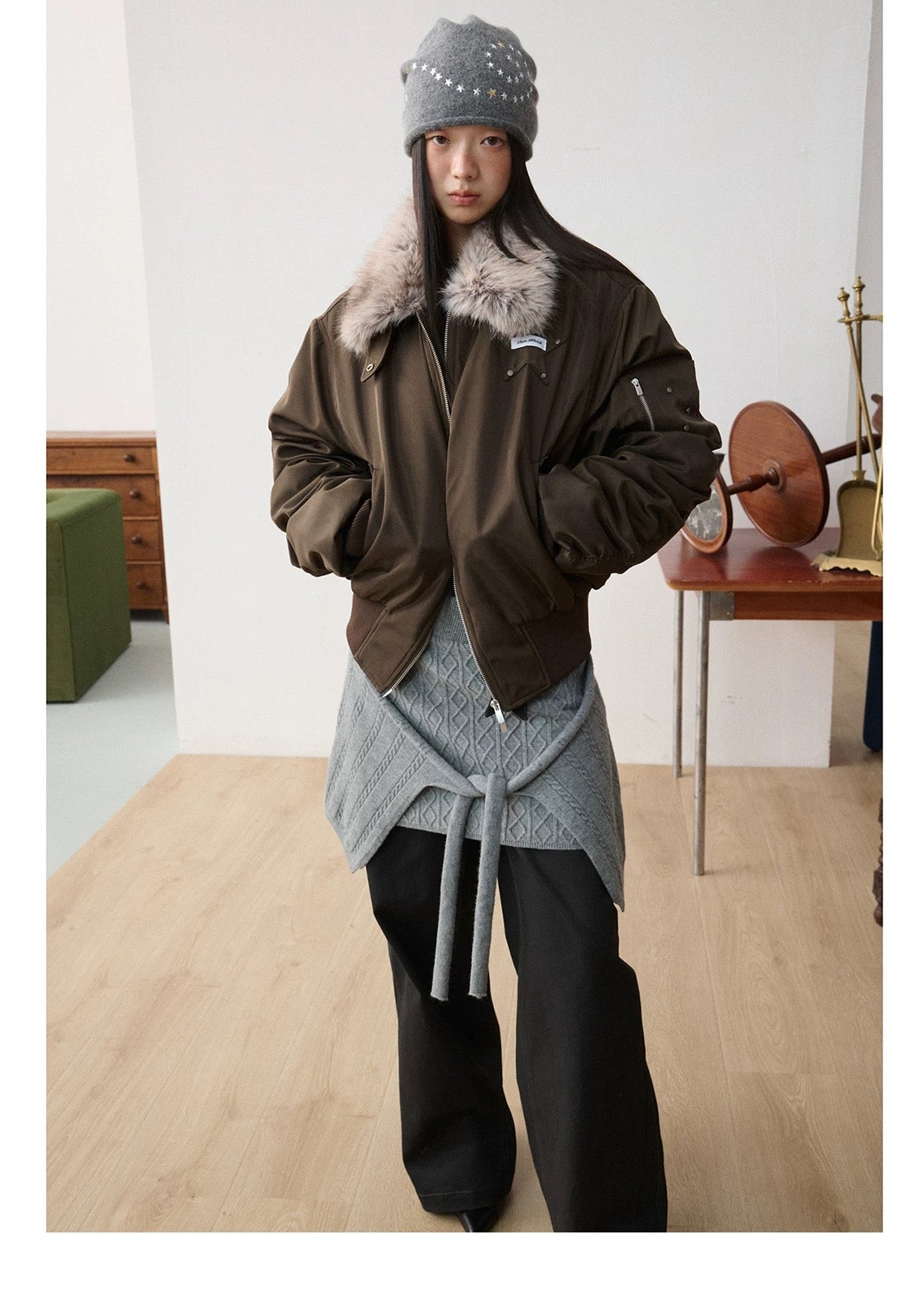 STAR RIVET FLIGHT JACKET