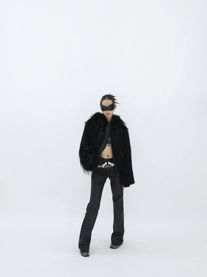 REVERSIBLE FUZZY JACKET