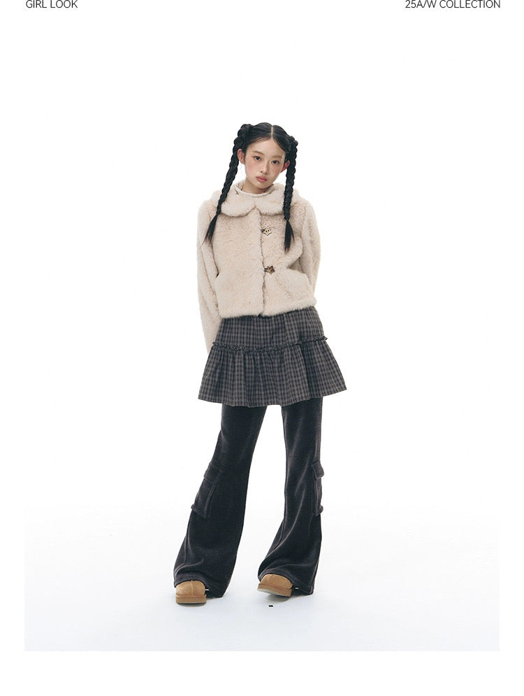 SOFT CREAM COLLAR JACKET