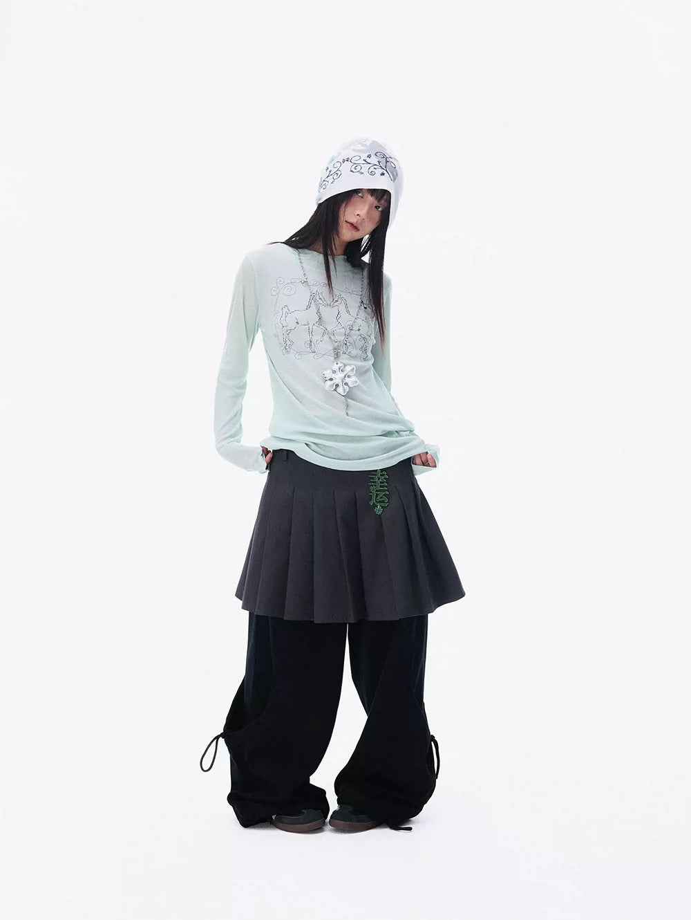 AIR EMBROIDERY LONG SLEEVE T