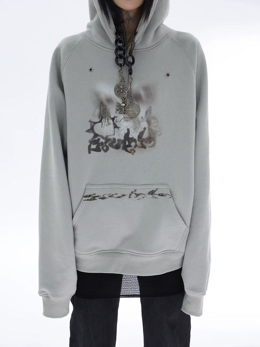 SMOKED GRAFFITI HOODIE