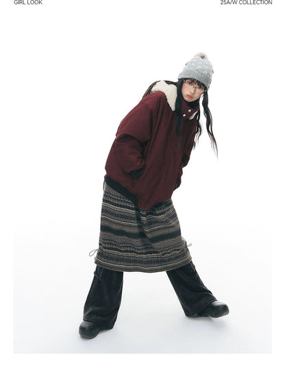 CHENILLE FLARED PANTS