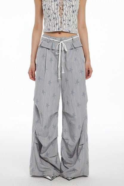 STRIPE STAR PANTS