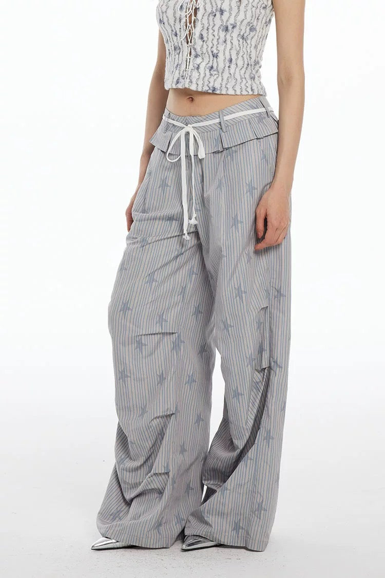 STRIPE STAR PANTS