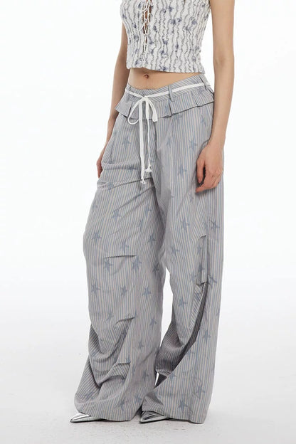 STRIPE STAR PANTS