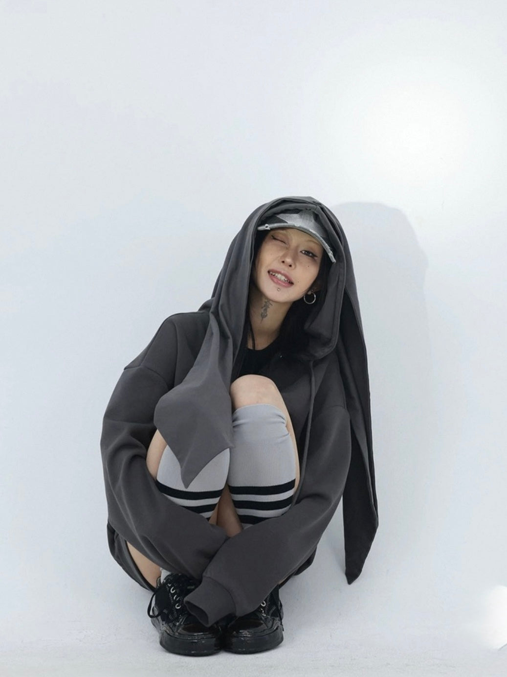 SYNTHETIC BUNNY HOODIE