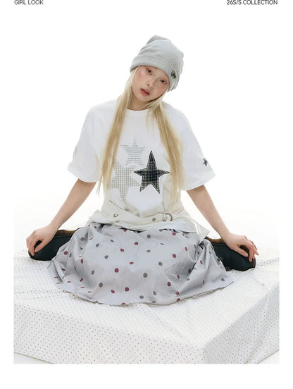 RETRO POLKA DOT SKIRT