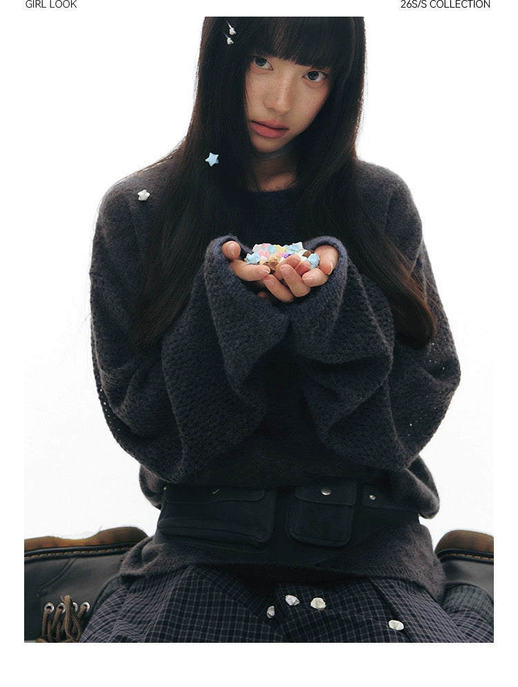 STAR-DUST KNIT SWEATER