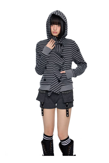 FRONT DRAPE HOODIE