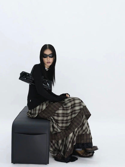 RUSTIC STACK MAXI SKIRT