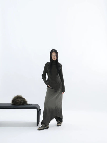 ARMY DECONSTRUCTED SKIRT