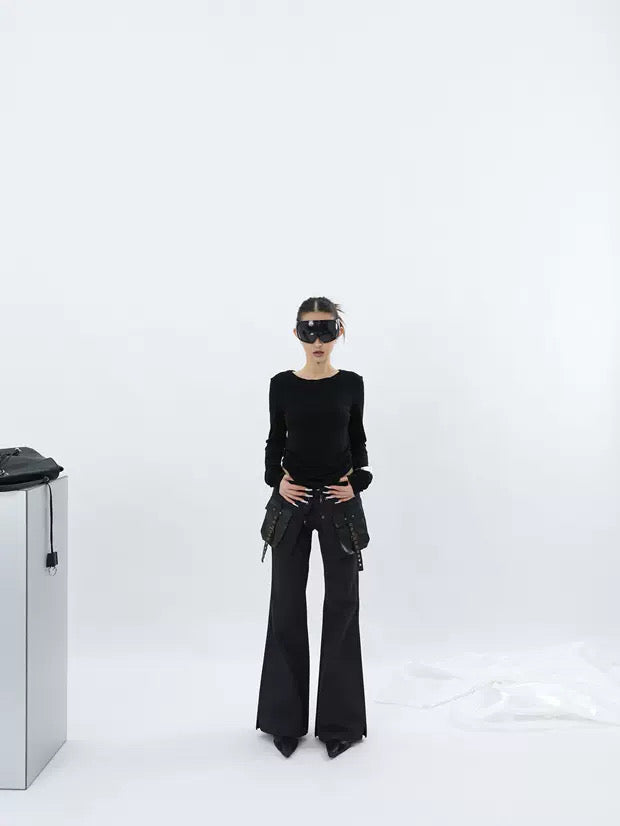 DECONSTRUCT FLARE PANTS