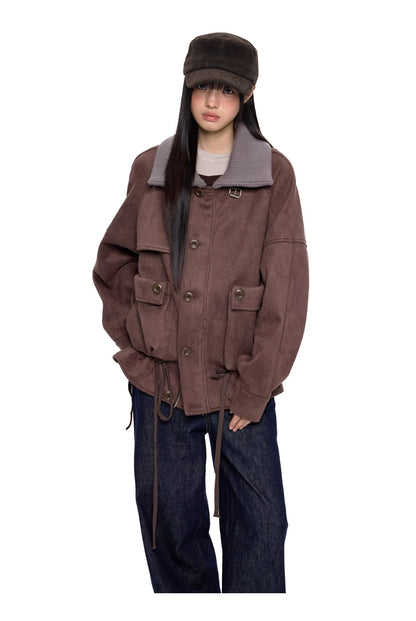 DRAWSTRING HEM JACKET