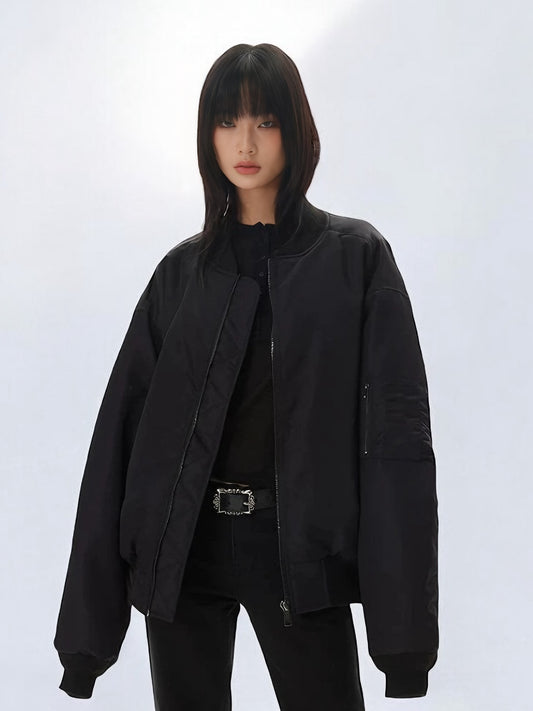 OVERSIZED FLIGHT JACKET