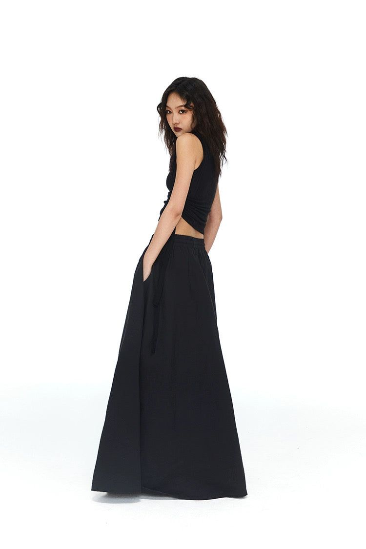 A-LINE MAXI SKIRT