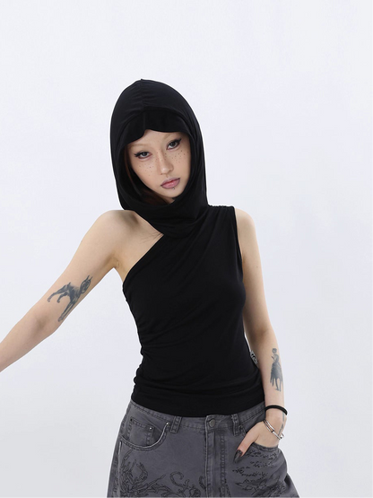 DETACH HOODED VEST