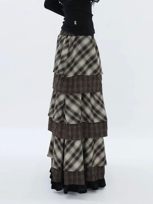 RUSTIC STACK MAXI SKIRT