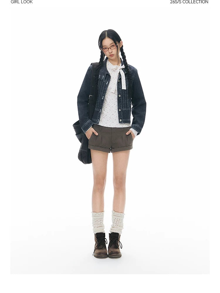 SPLICED LOW RISE SHORTS