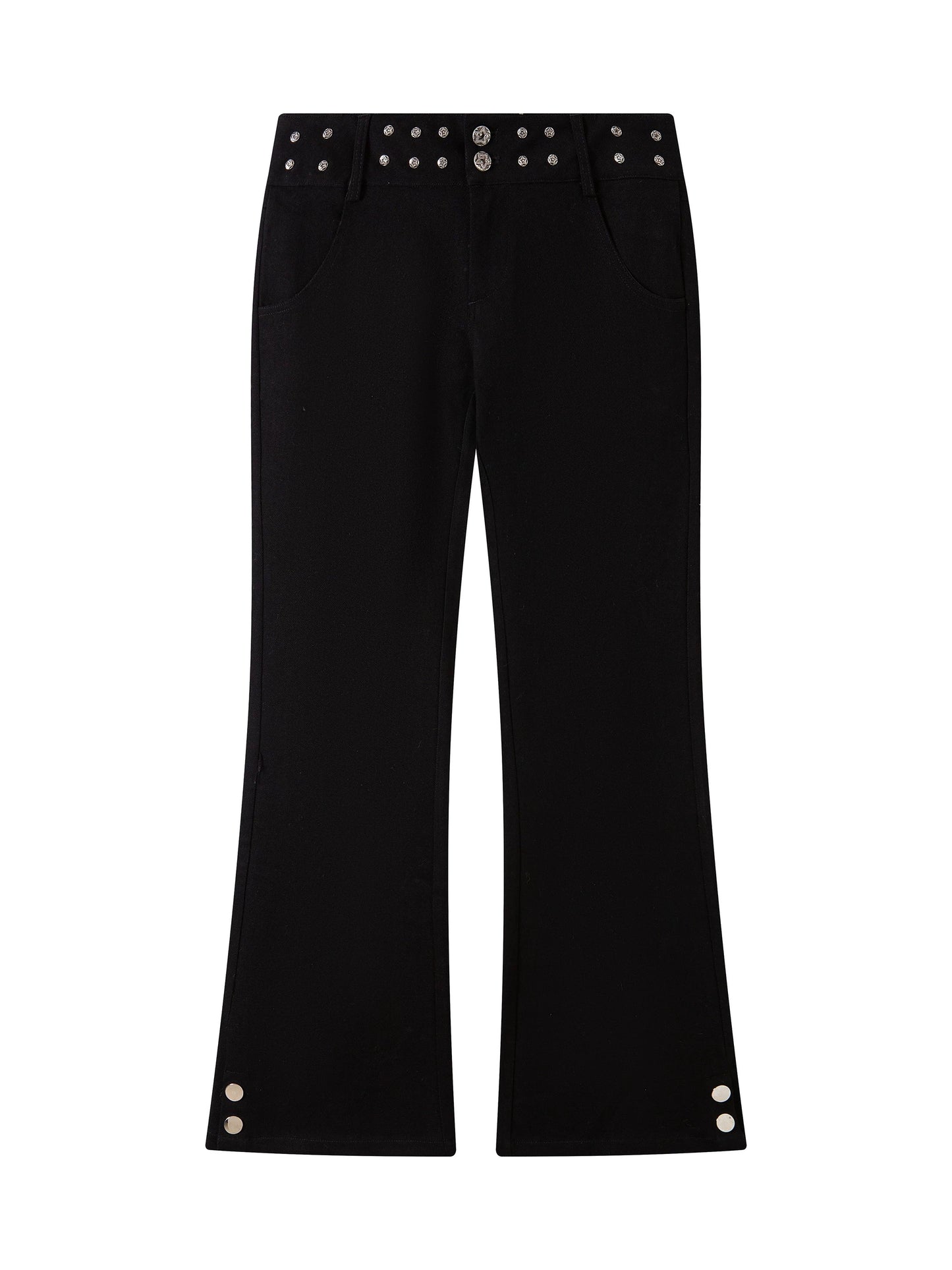 STUDDED FOR FLARE PANTS