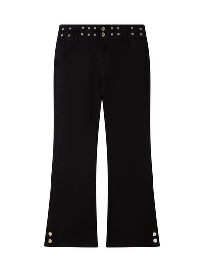 STUDDED FOR FLARE PANTS